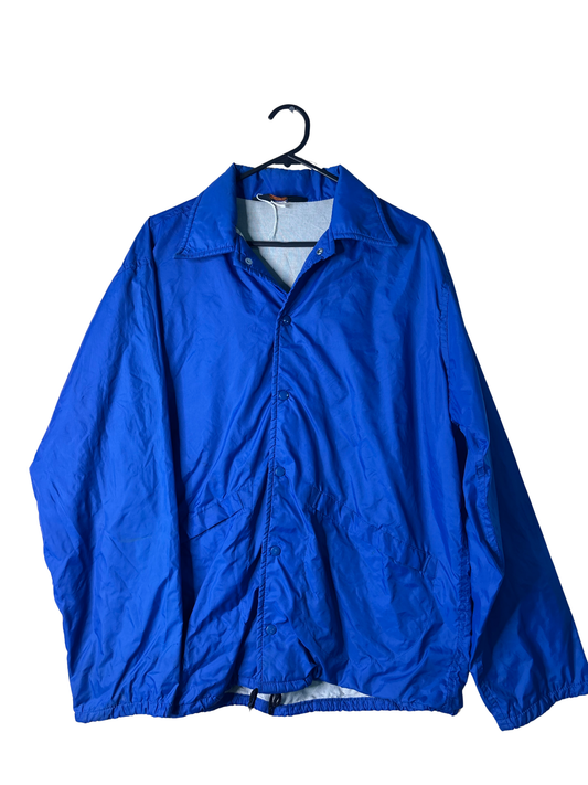 Vintage Dark Blue Button Up Spray Jacket