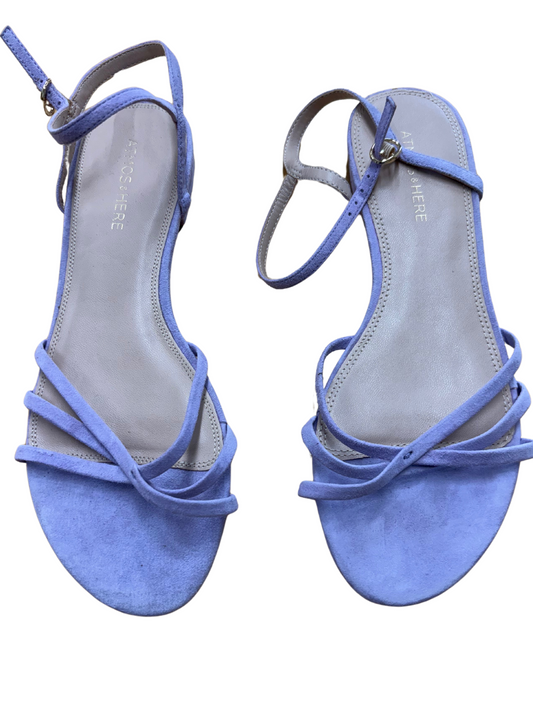 Lilac Suede Strappy Sandals