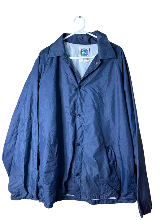 Vintage Dark Blue Spray Jacket