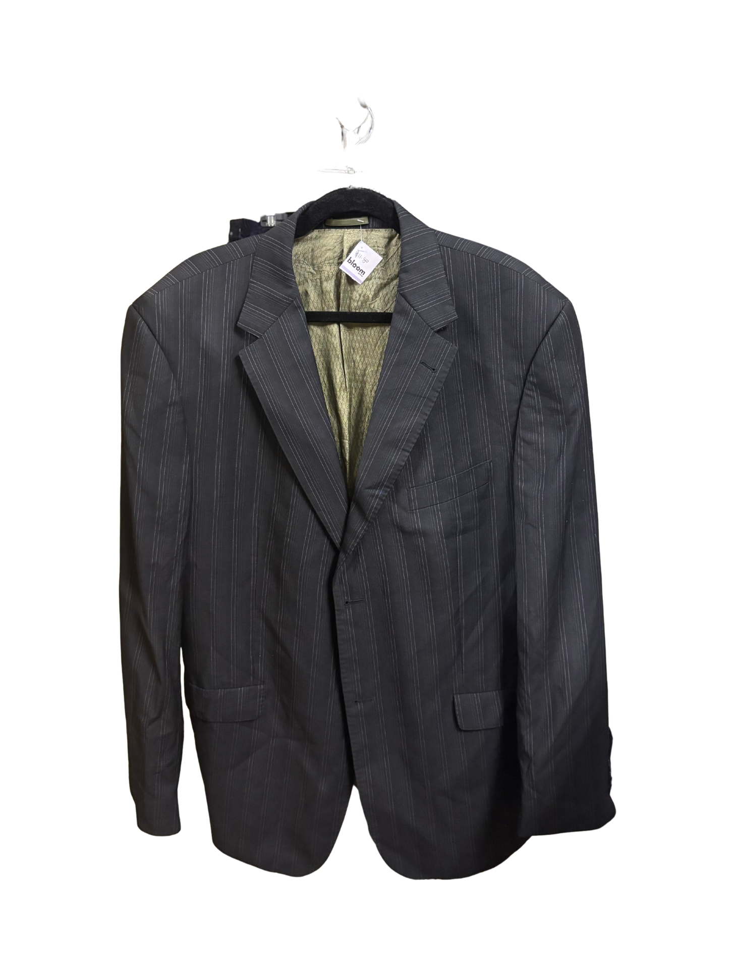 Black & White Pin Stripe Blazer Jacket